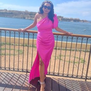 Pink Formal Dress: Boohoo Occasions